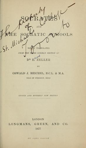Socrates and the Socratic schools