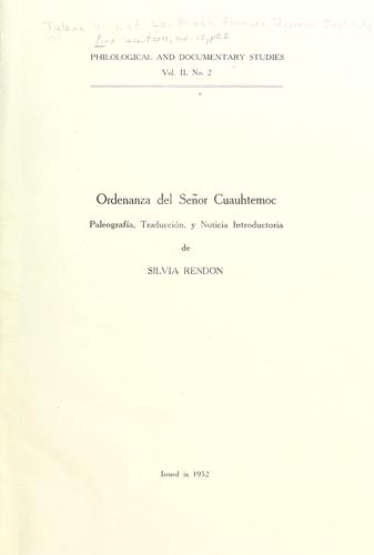 Philological and documentary studies