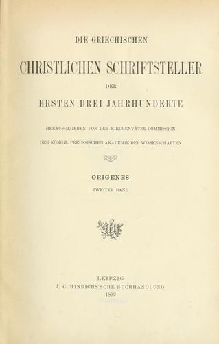Origenes Werke