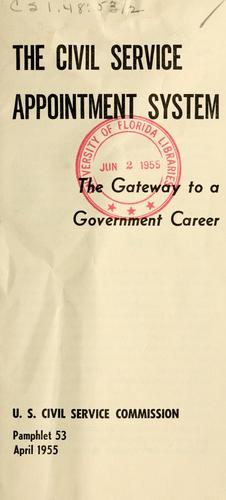 The civil service appointment system