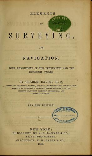 Elements of surveying