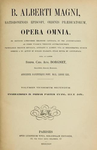 Opera omnia