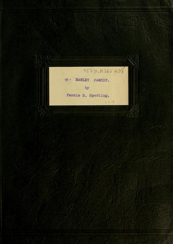 Manley family of Easton, Mass