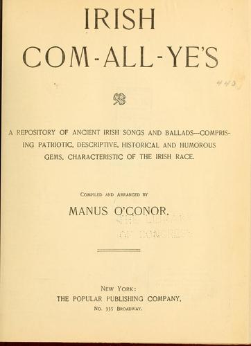 Irish come-all-ye's