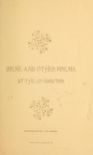 Irene and other poems
