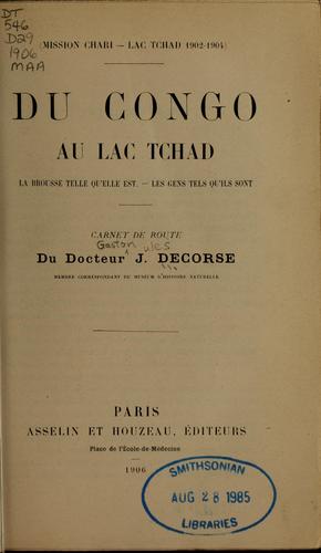 Du Congo au Lac Tchad