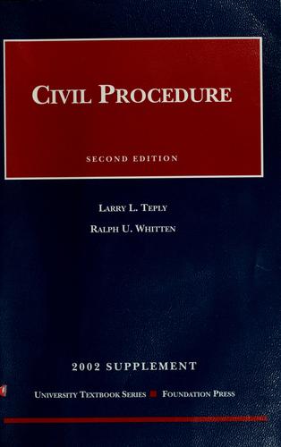 Civil procedure 2002 supplement
