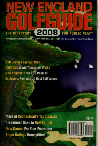 New England Golf Guide 2008