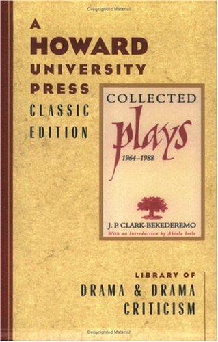 Collected plays, 1964-1988