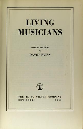 Living musicians