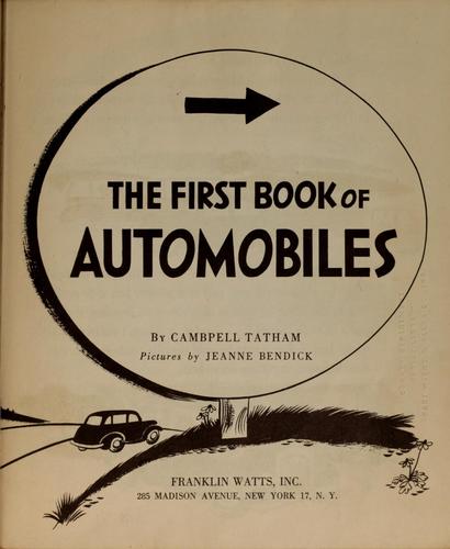 The first book of automobiles