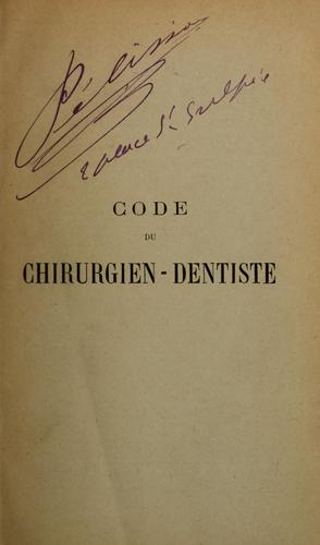 Code chirurgien-dentiste