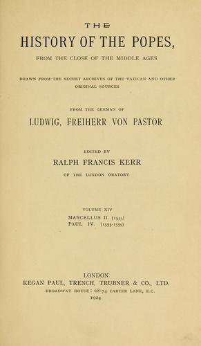The history of the popes