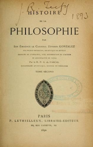 Histoire de la philosophie