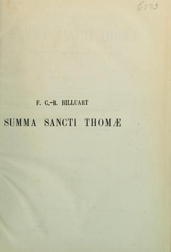Summa sancti Thomae hodiernis academiarum accommodata