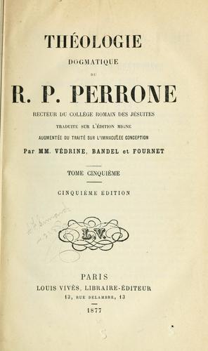 Théologie dogmatique