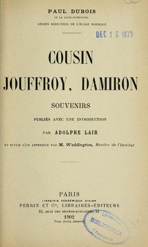 Cousin Jouffroy, Damiron