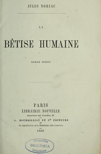 La bêtise humaine