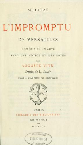 L'impromptu de Versailles