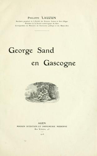 George Sand en Gascogne