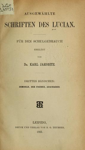 Ausgewählte Schriften