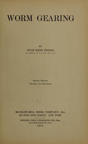 Worm gearing