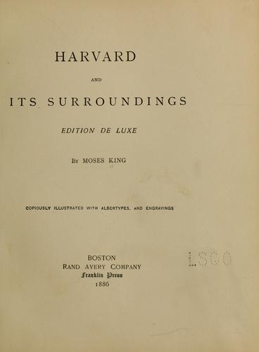 Harvard and its surroundings