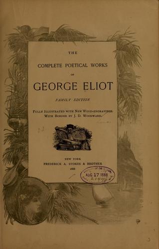 The complete poetical works of George Eliot