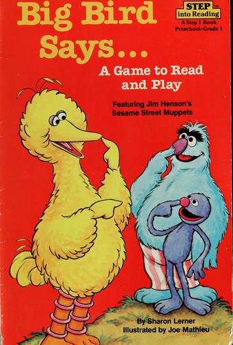 Big Bird says--