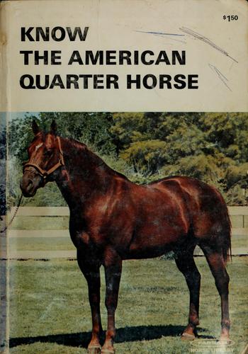 Know the American quarter horse