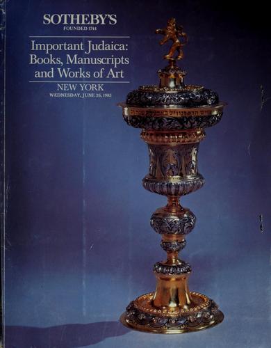 Important Judaica