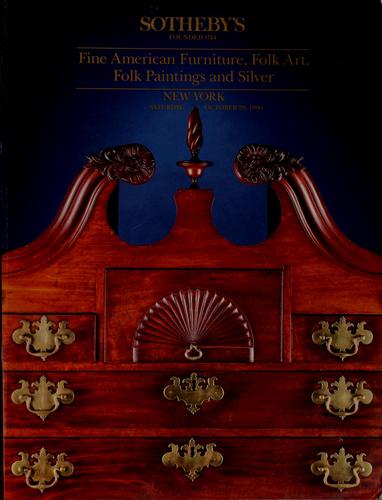 Fine American furniture, folk art, folk paintings and silver