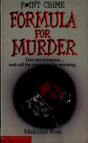 Formula for murder