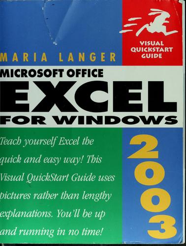 Microsoft Office Excel 2003 for Windows
