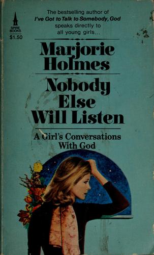 Nobody else will listen