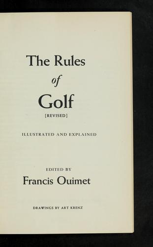 The rules of golf