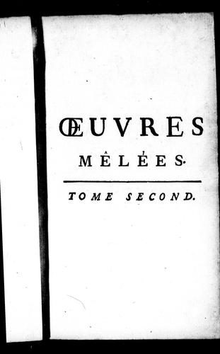 Oeuvres mêlées