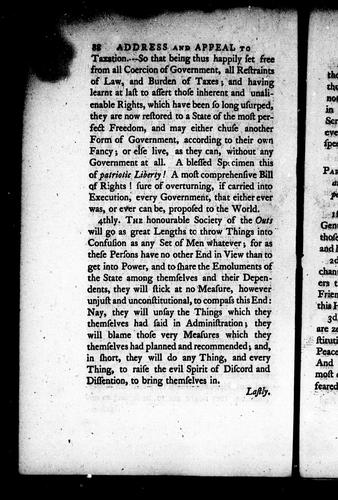 An humble address and earnest appeal to those respectable personages in Great-Britain and Ireland