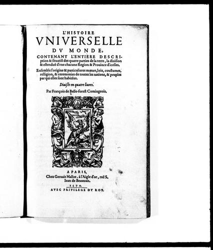 L'histoire universelle du monde