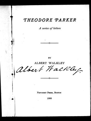 Theodore Parker