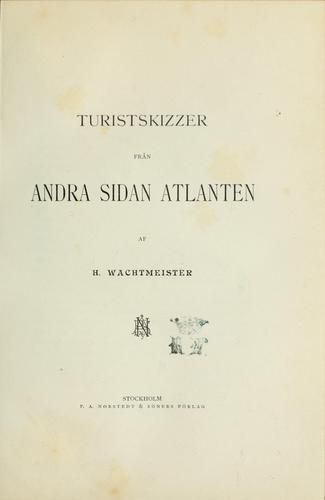 Turistskizzer från andra sidan Atlanten