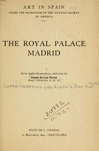 The Royal Palace, Madrid