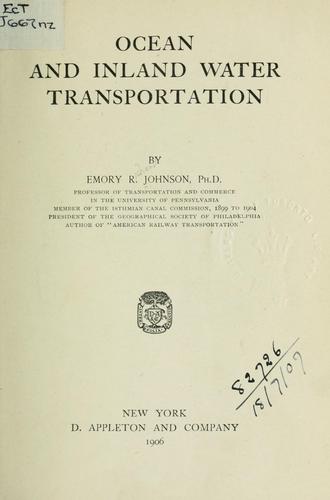 Ocean and inland water transportation