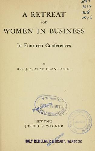 A retreat for women in business
