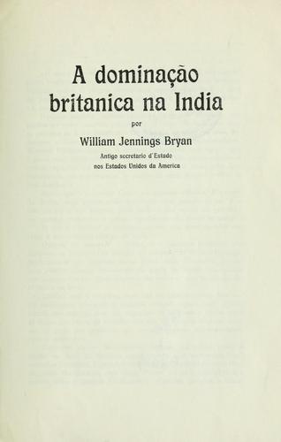 A dominação britanica na India