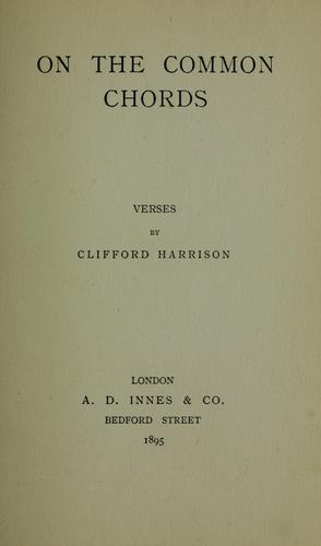 On the common chords, verses