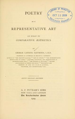 Poetry as a representative art
