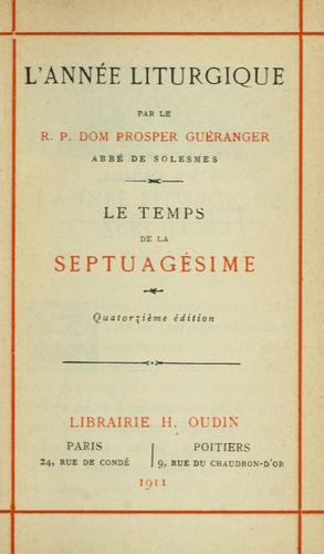 L'Année liturgique