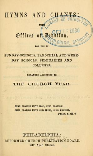 Hymns and chants