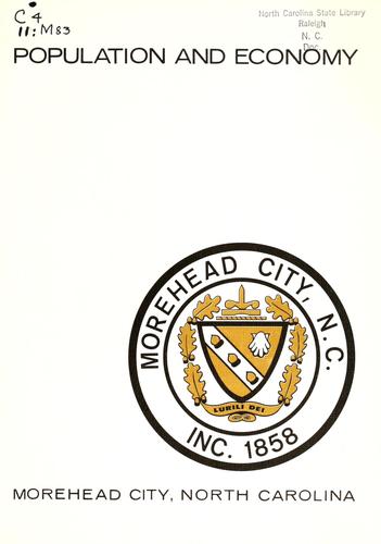 Population and economy, Morehead City, North Carolina